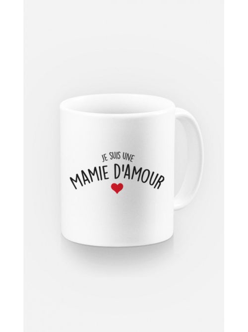 Tazza JE SUIS UNE MAMIE D'AMOUR - Kiabi Tazza JE SUIS UNE MAMIE D'AMOUR - Kiabi