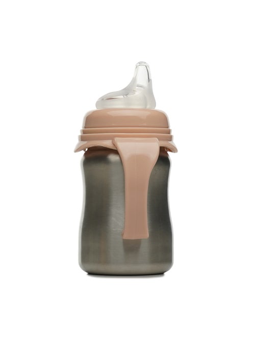Tazza per imparare a bere isoterma Thermobaby in acciaio inox 18/10 con manici 180 ml - Kiabi