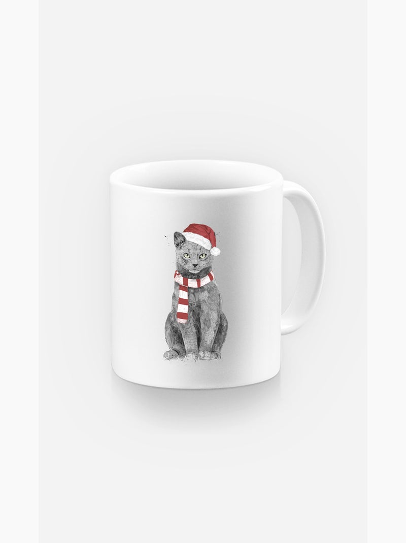 Tazza XMAS CAT Bianco - Kiabi
