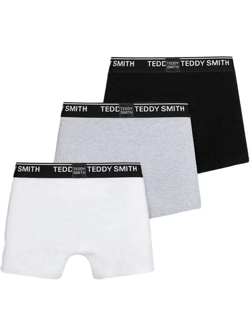 Teddy Smith - Set 3 Boxer Uomo Nero - Kiabi