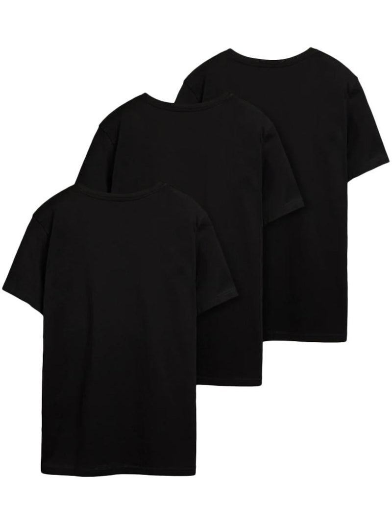Teddy Smith - Set 3 T-shirt da Uomo Nero - Kiabi