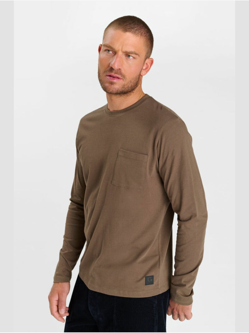 Tee-Shirt TOLAS 'Le Temps Des Cerises' Marrone - Kiabi