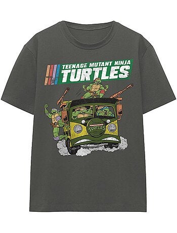 Teenage Mutant Ninja Turtles Maglietta Furgone Adulto Unisex