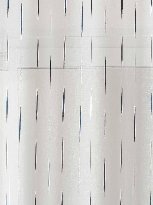 Tela di formaggio jacquard a righe velate - Kiabi