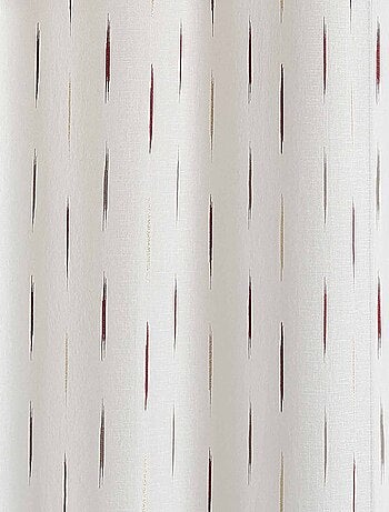 Tela di formaggio jacquard a righe velate