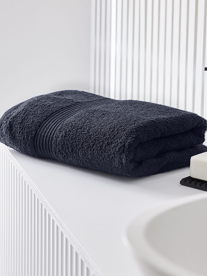Telo bagno 70 x 130 cm blu navy - Kiabi
