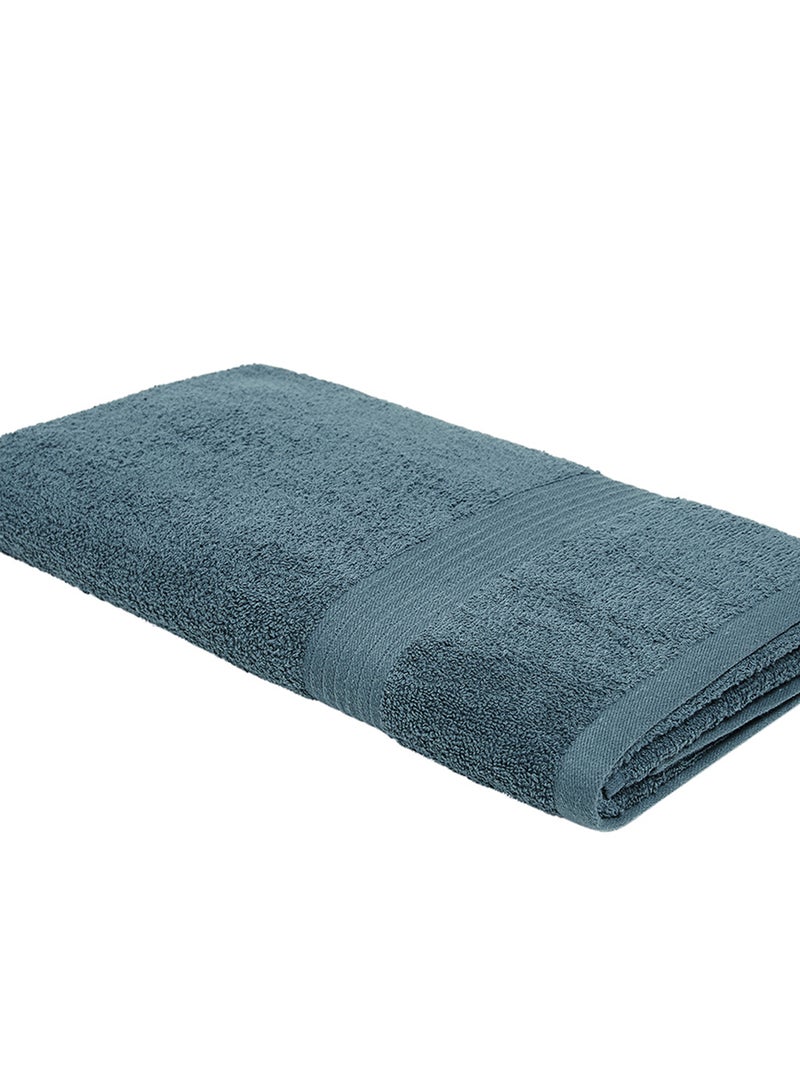 Telo bagno 70 x 130 cm BLU SCURO - Kiabi