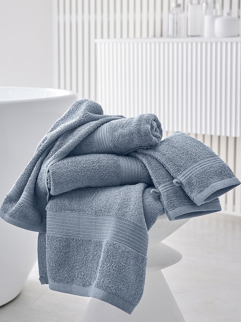 Telo bagno 70 x 130 cm denim - Kiabi