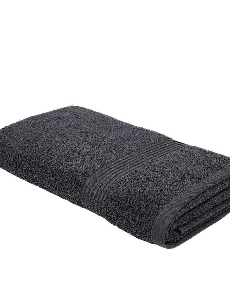 Telo bagno 70 x 130 cm NERO - Kiabi