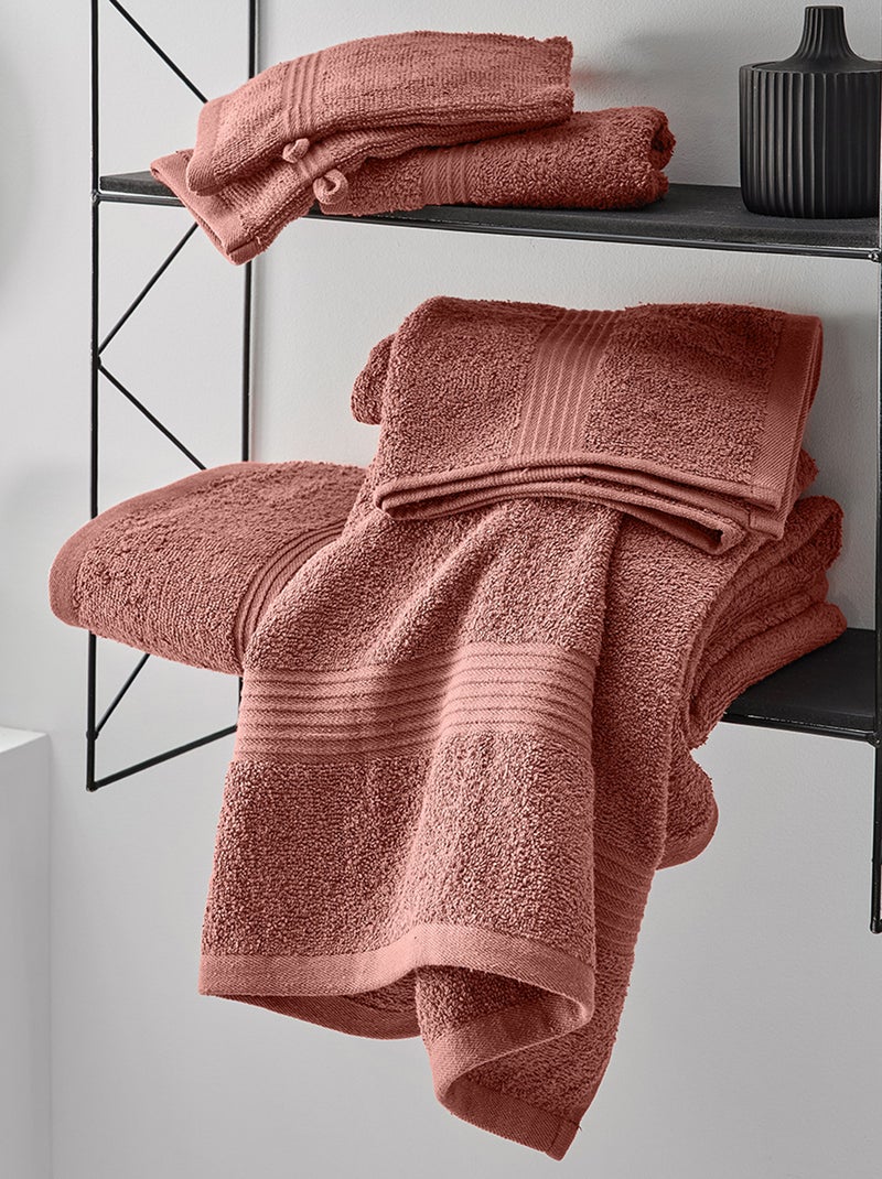 Telo bagno 70 x 130 cm TERRACOTTA - Kiabi