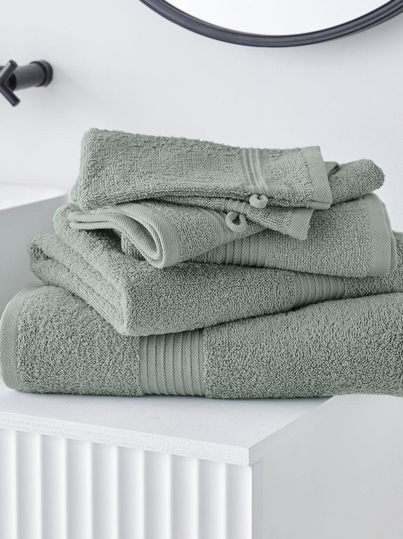 Telo bagno 70 x 130 cm VERDE - Kiabi