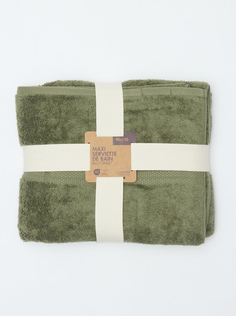 Telo da bagno (90x150 cm) - Kiabi Home Verde - Kiabi