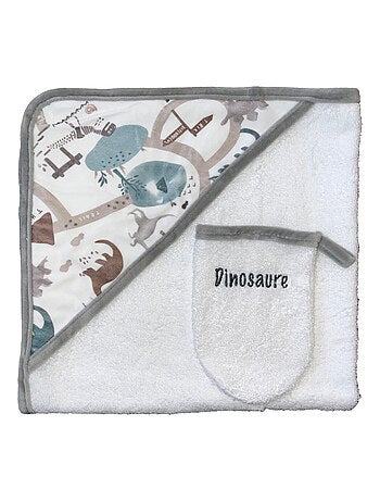 Asciugamano da bagno + asciugamano "FLOWERS" di LES CHATOUNETS