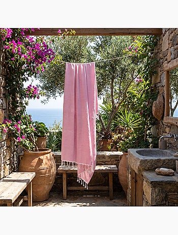 Telo mare anti-sabbia in cotone riciclato | Reva
