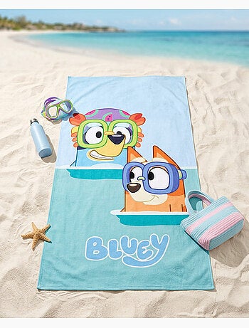 Telo Mare Bambino Bluey 70x140 cm 100% Cotone