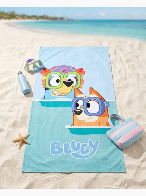 Telo Mare Bambino Bluey 70x140 cm 100% Cotone - Kiabi