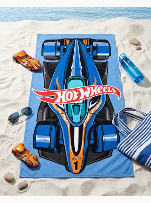 Telo Mare Bambino Hot Wheels 70x140 cm 100% Poliestere - Kiabi