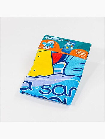 Telo Mare Bambino I Puffi 70x140 cm 100% Poliestere