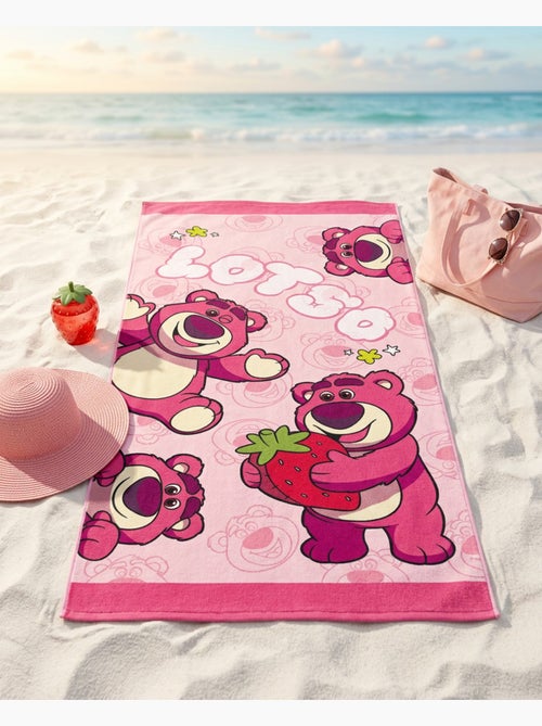 Telo Mare Bambino Lotso Disney Pixar Toy Story 70x140 cm 100% Poliestere - Kiabi Telo Mare Bambino Lotso Disney Pixar Toy Story 70x140 cm 100% Poliestere - Kiabi