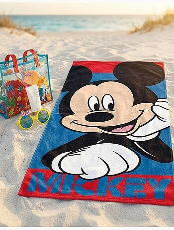 Telo Mare Bambino Mickey Mouse Disney 70x140 cm 100% Poliestere