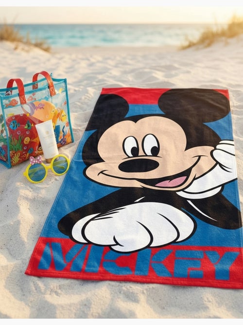 Telo Mare Bambino Mickey Mouse Disney 70x140 cm 100% Poliestere - Kiabi