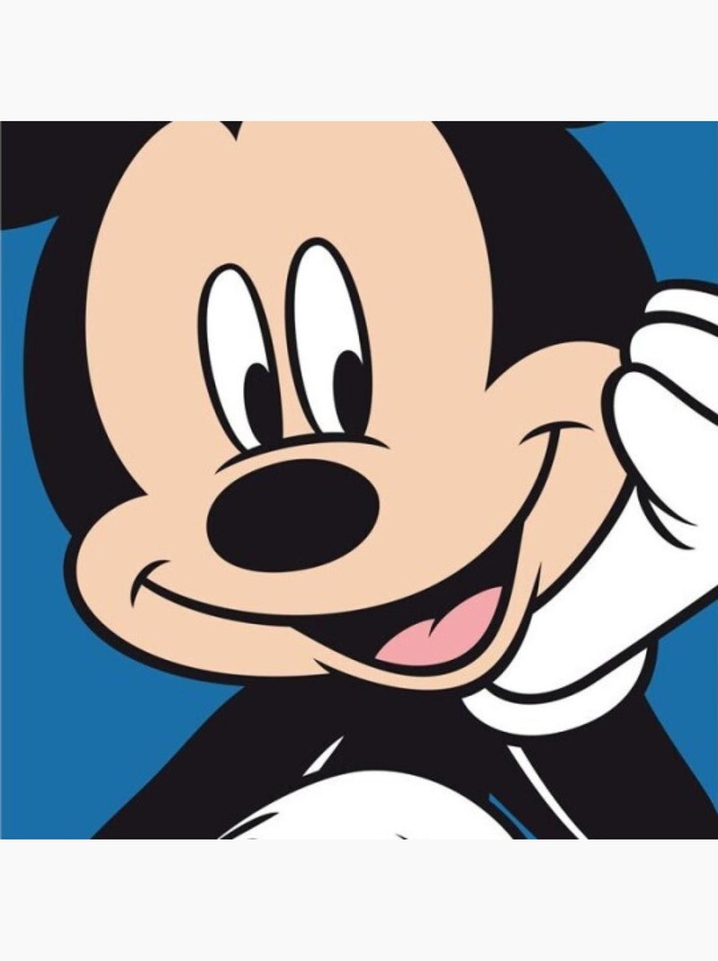 Telo Mare Bambino Mickey Mouse Disney 70x140 cm 100% Poliestere Nero Blu - Kiabi