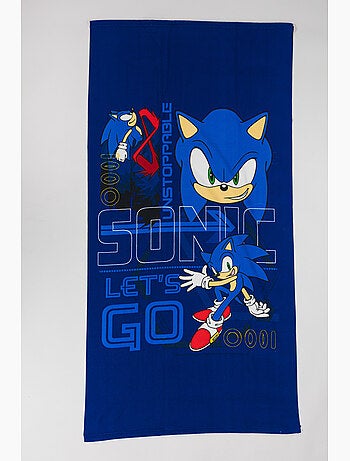 Telo Mare Bambino Sonic the Hedgehog 70x140 cm 100% Poliestere