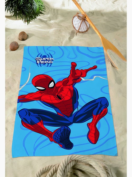Telo Mare Bambino Spider-Man Marvel 70x140 cm 100% Coton - Kiabi