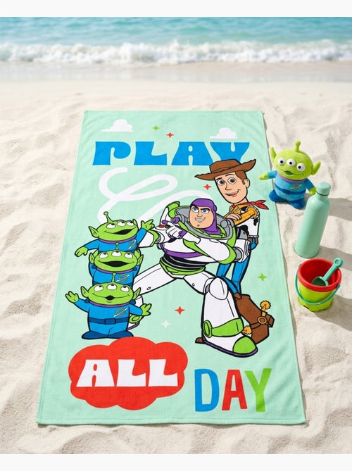 Telo Mare Bambino Toy Story Disney Pixar 70x140 cm 100% Poliestere - Kiabi Telo Mare Bambino Toy Story Disney Pixar 70x140 cm 100% Poliestere - Kiabi