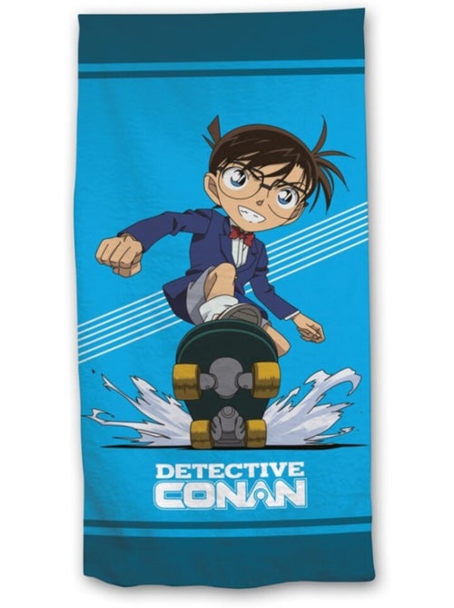 Telo Mare Detective Conan 70x140 cm 100% Poliestere | Conan Skateboard Blu - Kiabi