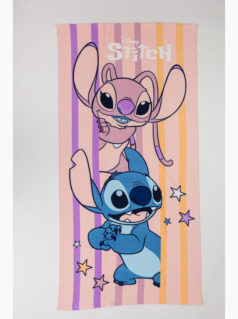 Telo Mare Disney Stitch 70x140 cm 100% Poliestere Beige - Kiabi