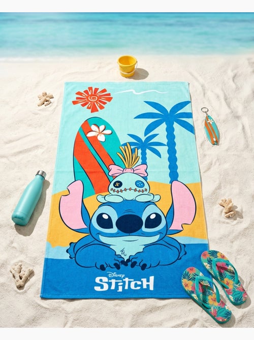 Telo Mare Disney Stitch 70x140 cm 100% Poliestere - Kiabi Telo Mare Disney Stitch 70x140 cm 100% Poliestere - Kiabi
