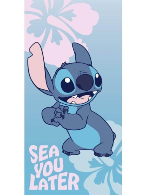 Telo Mare Disney Stitch 70x140 cm 100% Poliestere - Kiabi
