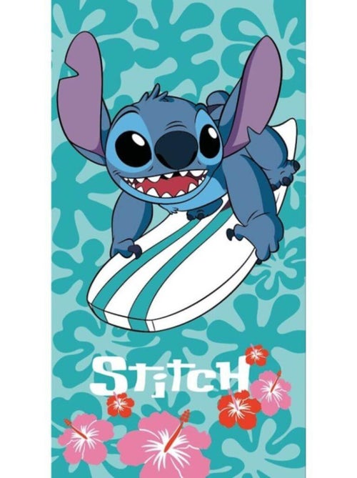 Telo Mare Disney Stitch 70x140 cm 100% Poliestere - Kiabi