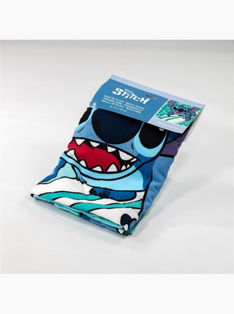 Telo Mare Disney Stitch 70x140 cm 100% Poliestere Turchese - Kiabi