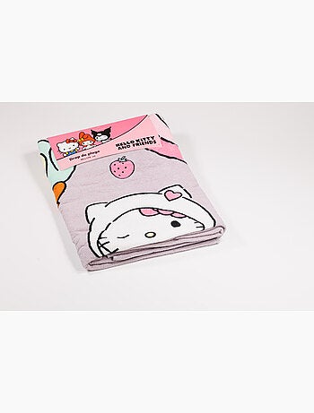Telo Mare Hello Kitty and Friends Sanrio 90x170 cm 100% Cotone | Kuromi Cinnamoroll My Melody Pompom