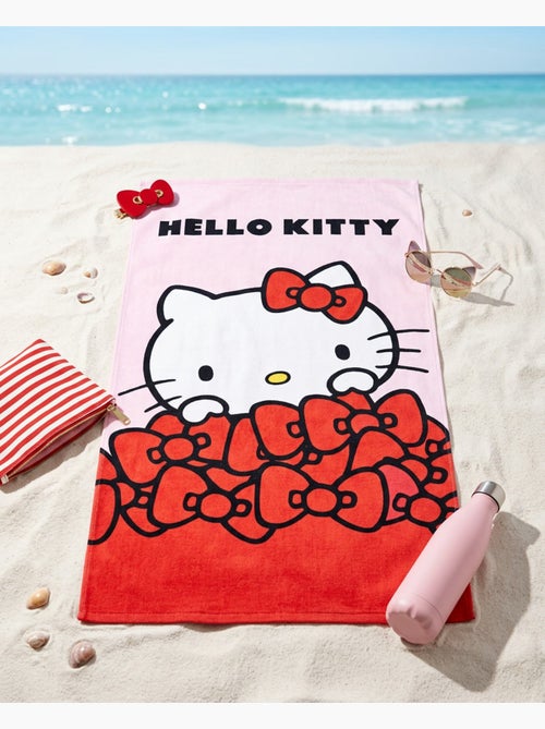 Telo Mare Hello Kitty Sanrio 90x170 cm 100% Cotone - Kiabi
