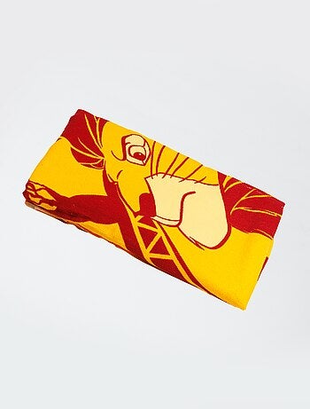 Telo mare 'Il re leone' 70x140 cm