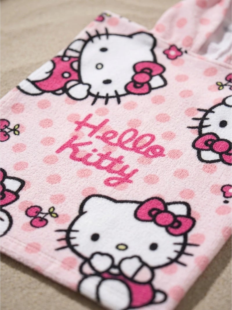 Telo mare in cotone 115 x 50 cm hello kitty sanrio Rosa - Kiabi