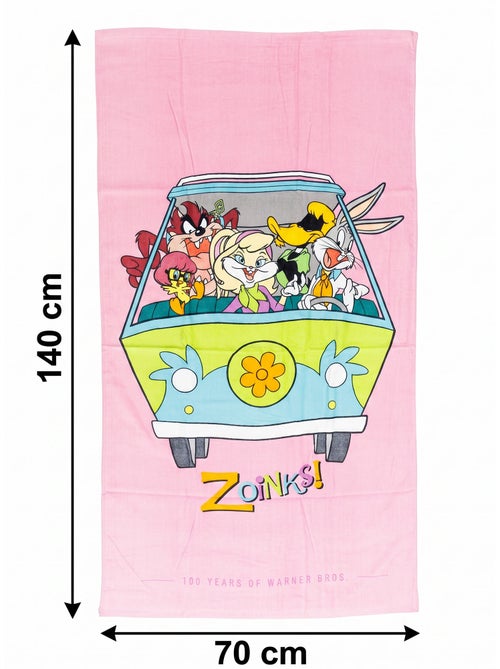 Telo Mare Looney Tunes Warner Bros. 100 anni 70x140cm – Edizione Collezione – 100% Cotone - Kiabi Telo Mare Looney Tunes Warner Bros. 100 anni 70x140cm – Edizione Collezione – 100% Cotone - Kiabi