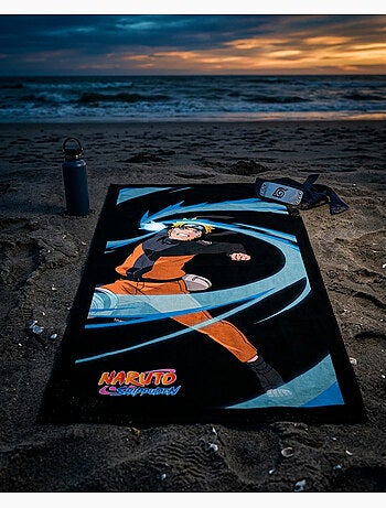Telo Mare Naruto Shippuden 70x140 cm 100% Cotone