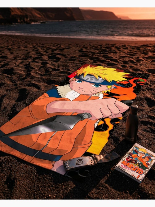 Telo Mare Naruto Shippuden 70x140 cm 100% Cotone - Kiabi