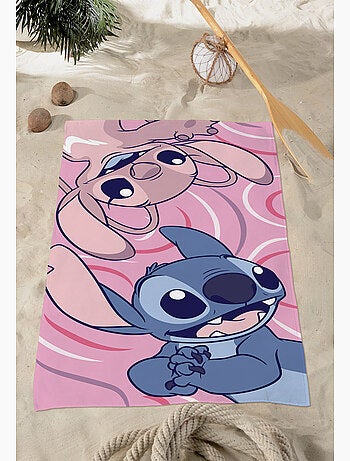 Telo Mare Stitch & Angel Disney 70x140 cm 100% Poliestere