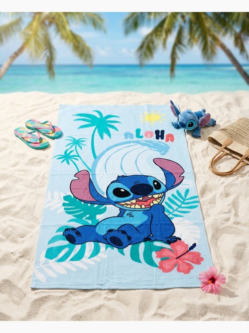 Telo Mare Stitch Disney 70x140 cm 100% Cotone - Kiabi