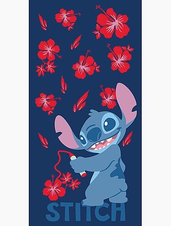 Telo Mare Stitch Disney 90x170 cm 100% Poliestere