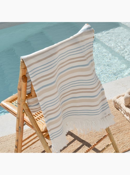 Telo pareo da spiaggia, tessuto in rilievo, fouta - Gamusi. - Kiabi Telo pareo da spiaggia, tessuto in rilievo, fouta - Gamusi. - Kiabi