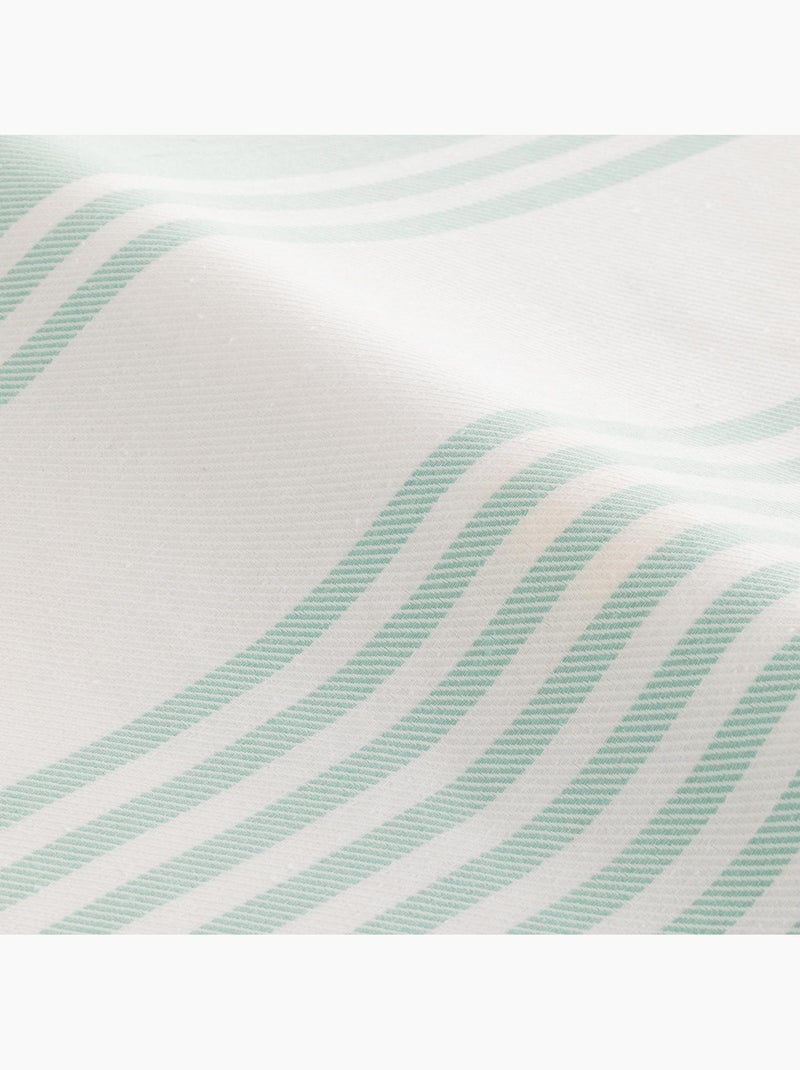 Telo pareo da spiaggia, tessuto in rilievo, fouta - Gamusi. Verde acqua - Kiabi