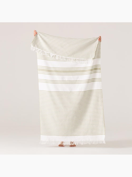 Telo pareo da spiaggia, tessuto in rilievo, fouta - Gamusi. - Kiabi