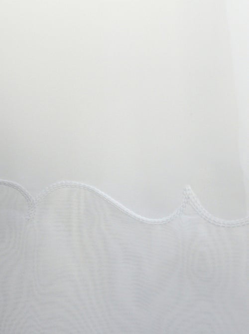 Telo ricamato con treccia arricciata in stile Cornely - Kiabi