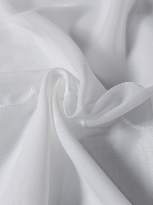 Telo ricamato con treccia arricciata in stile Cornely - Kiabi